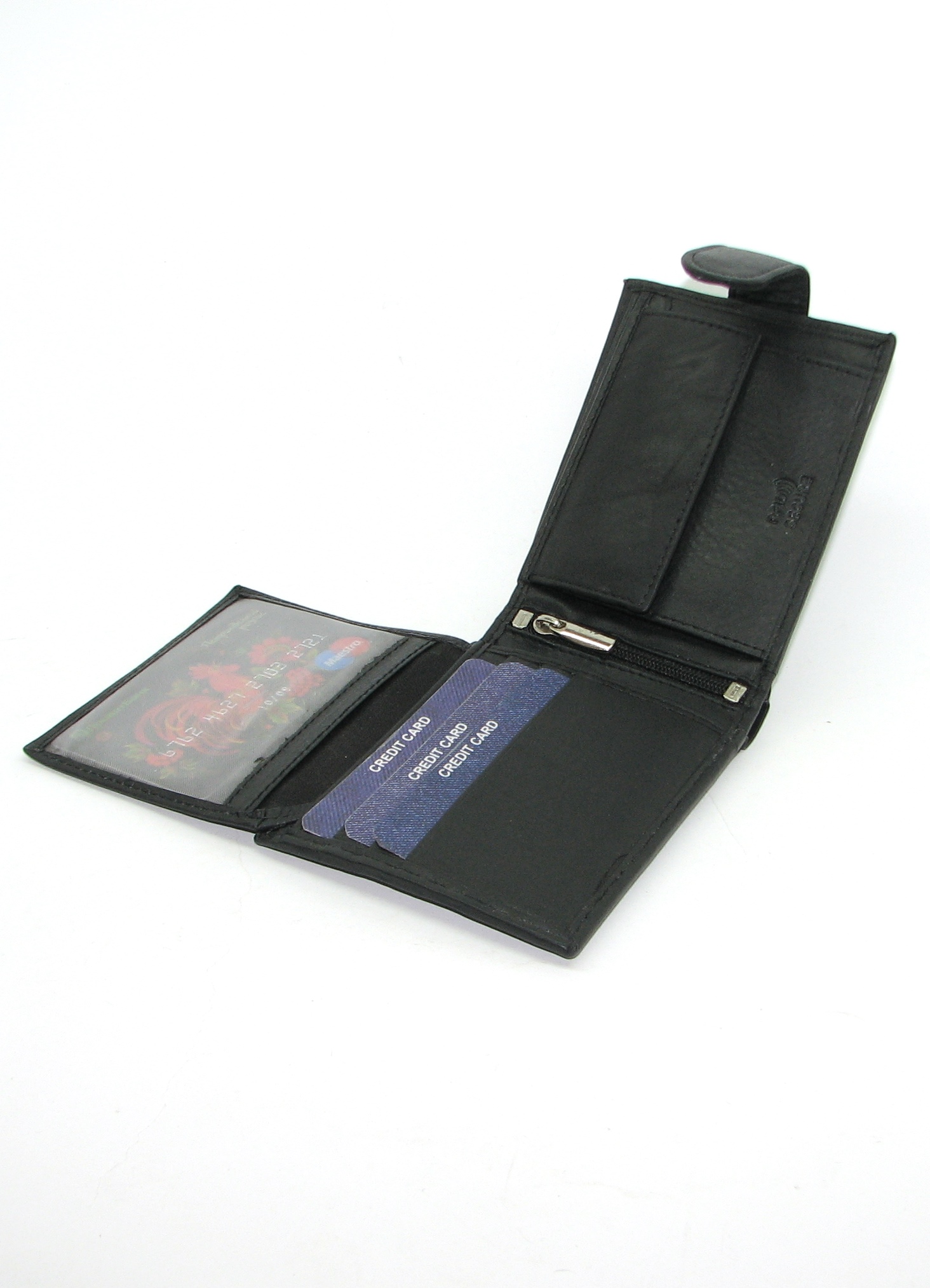 Кошелек мужской DNK Leather N7L-CCF Black Кошелек мужской DNK Leather N7L-CCF Black